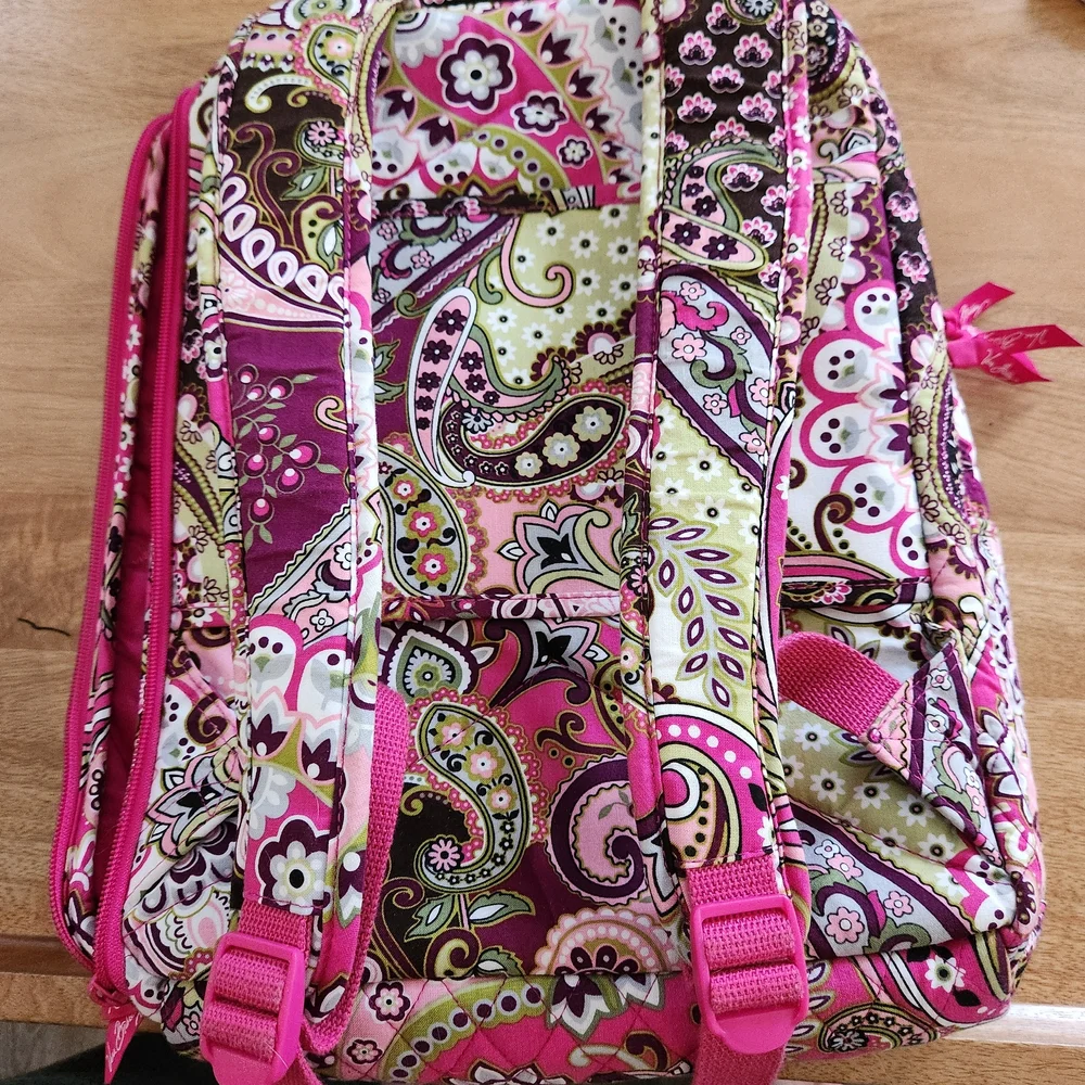Vera Bradley Multicolor Paisley Backpack - Picture 6 of 15